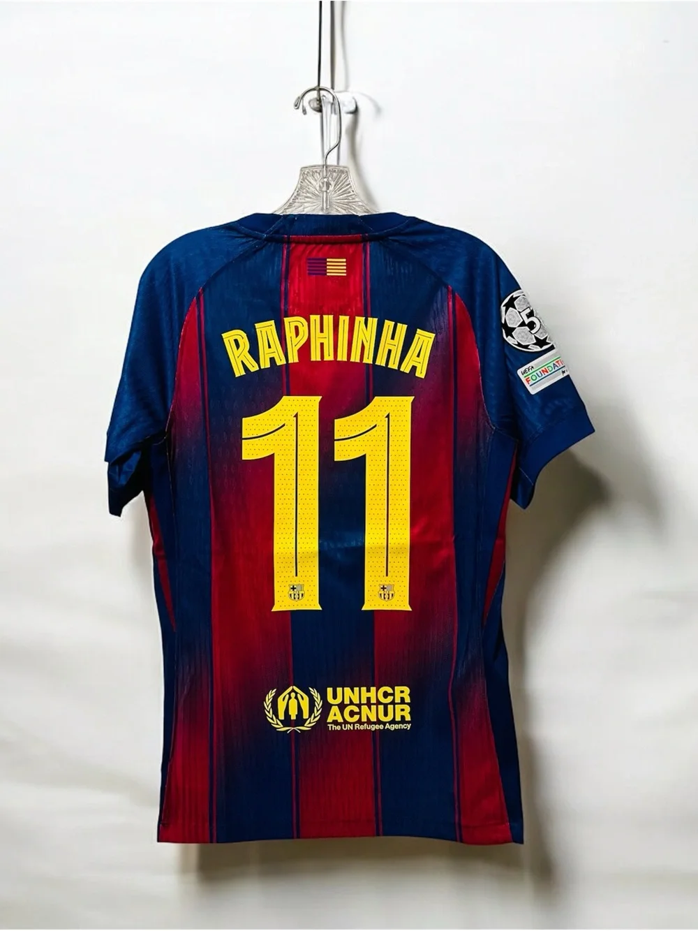 FC Barcelona 2025/26 Raphinha UCL Home Jersey